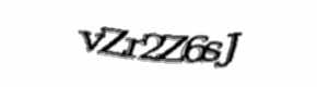 Security check image, please type the characters shown