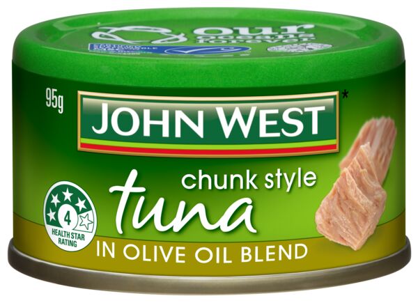 34564 John West Olive oil Blend 95g  Thai Union