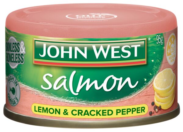 John West Tempters Salmon Lemon & Cracked Pepper 95g