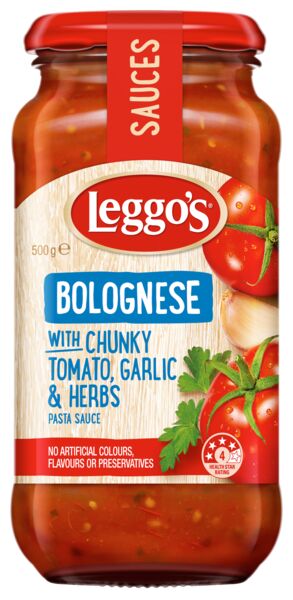 Leggo's Bolognese with Chunky Tomato, Garlic & Herbs-Small_std Leggo's Bolognese with Chunky Tomato, Garlic & Herbs