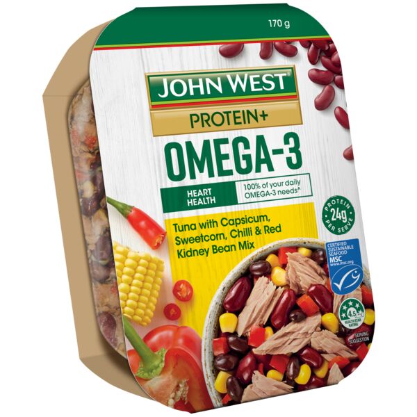 Protein+ Bowls Tuna, Capsicum, Sweetcorn, Chilli & Red Kidney Bean Mix 170g-Small_std Protein+ Bowls Tuna, Capsicum, Sweetcorn, Chilli & Red Kidney Bean Mix 170g