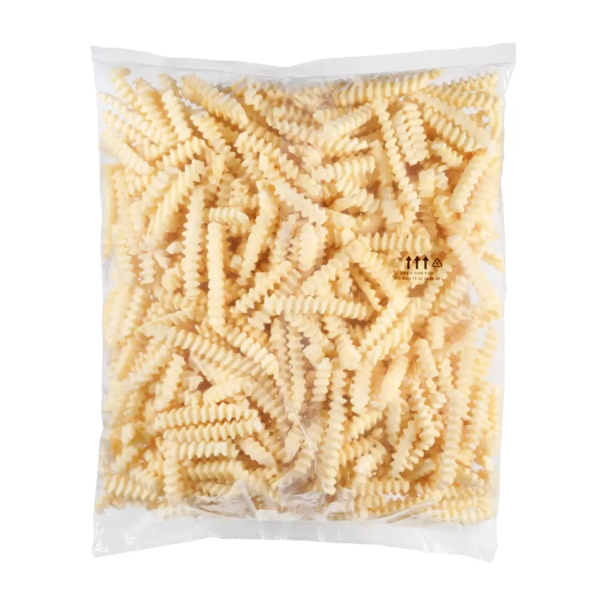 Simplot Infinity® Fries Deep V Crinkle Cut Fries, Back Innerpack