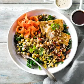 Simplot Good Grains™ Whole Grain Orzo, Garbanzo & Kale Blend, In Use