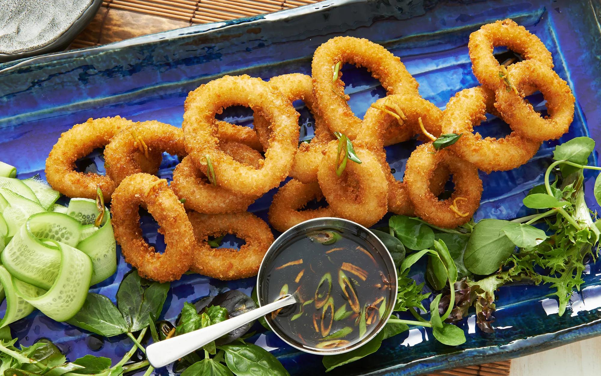 Calamari Salad With Asian Dressing
