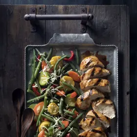 Simplot Simple Goodness™ Tuscan Vegetable Blend, Styled