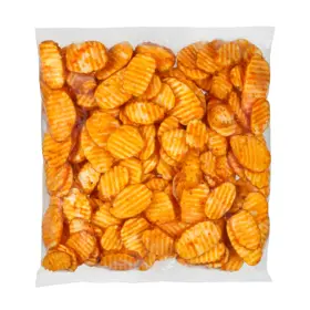 Simplot SeasonedCRISP® Delivery+® Deliciosas rebanadas con sabrosa cobertura, con cáscara, Frente del paquete