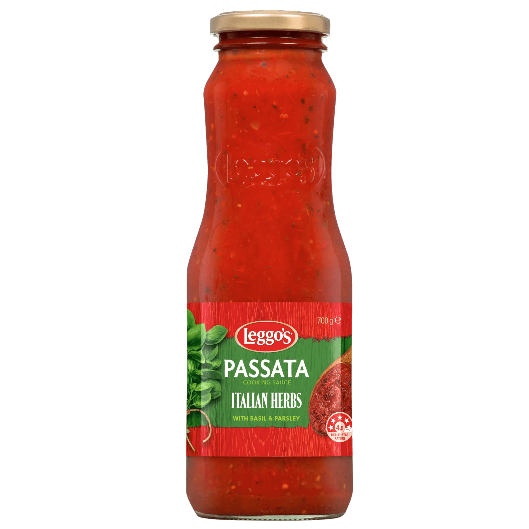 Leggos Passata Italian Herbs 700 grams bottled