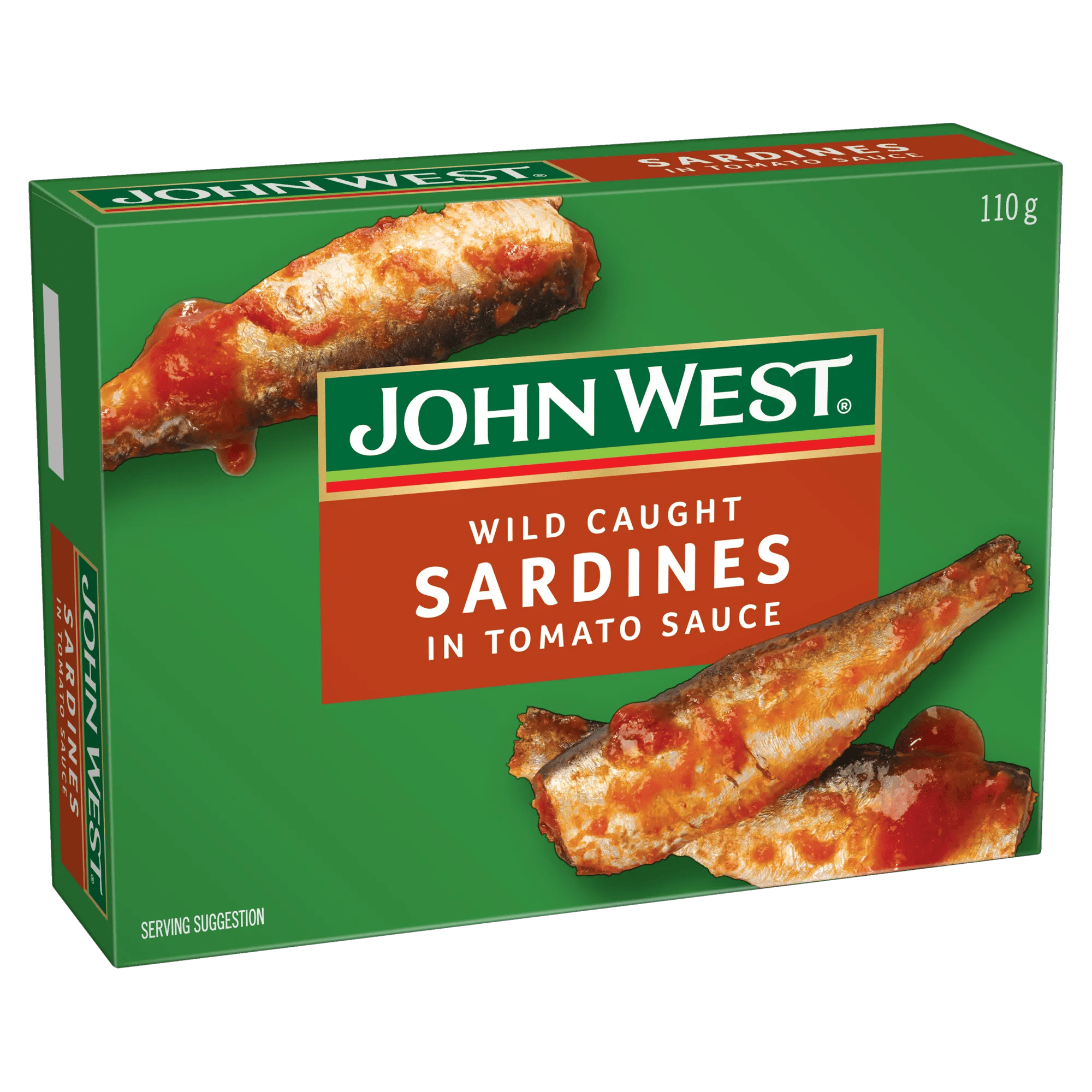 John West Sardines in Tomato Sauce 110g, Box