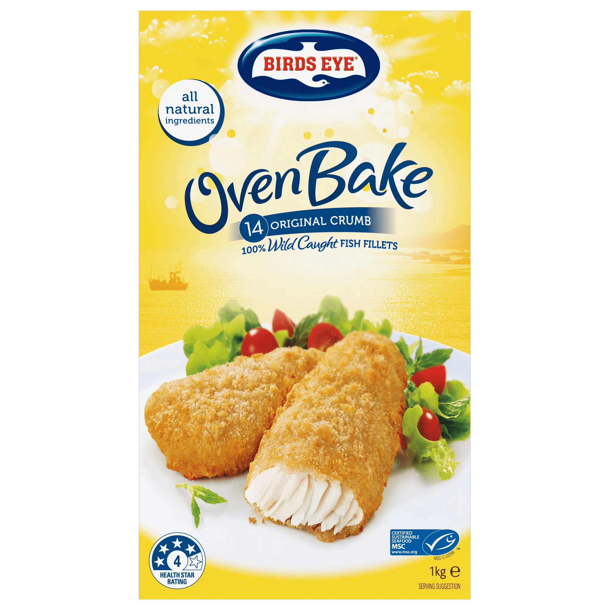 Birds Eye Oven Bake Original Crumb 1kg Boxed