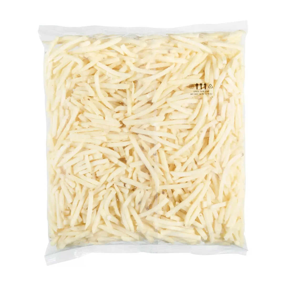 Simplot Conquest Fries Clear Coated Shoestring Fries, Back Innerpack
