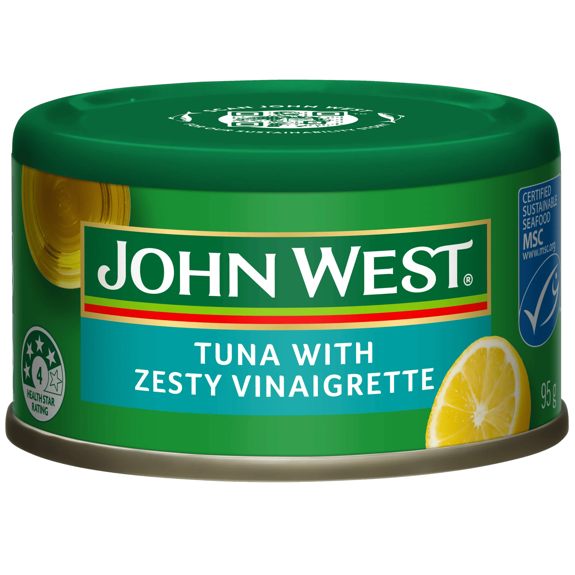 John West Tuna Zesty Vinaigrette 95 grams canned