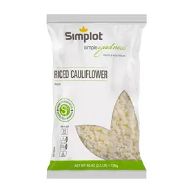 Simplot Simple Goodness™ Riced Cauliflower, Front Innerpack
