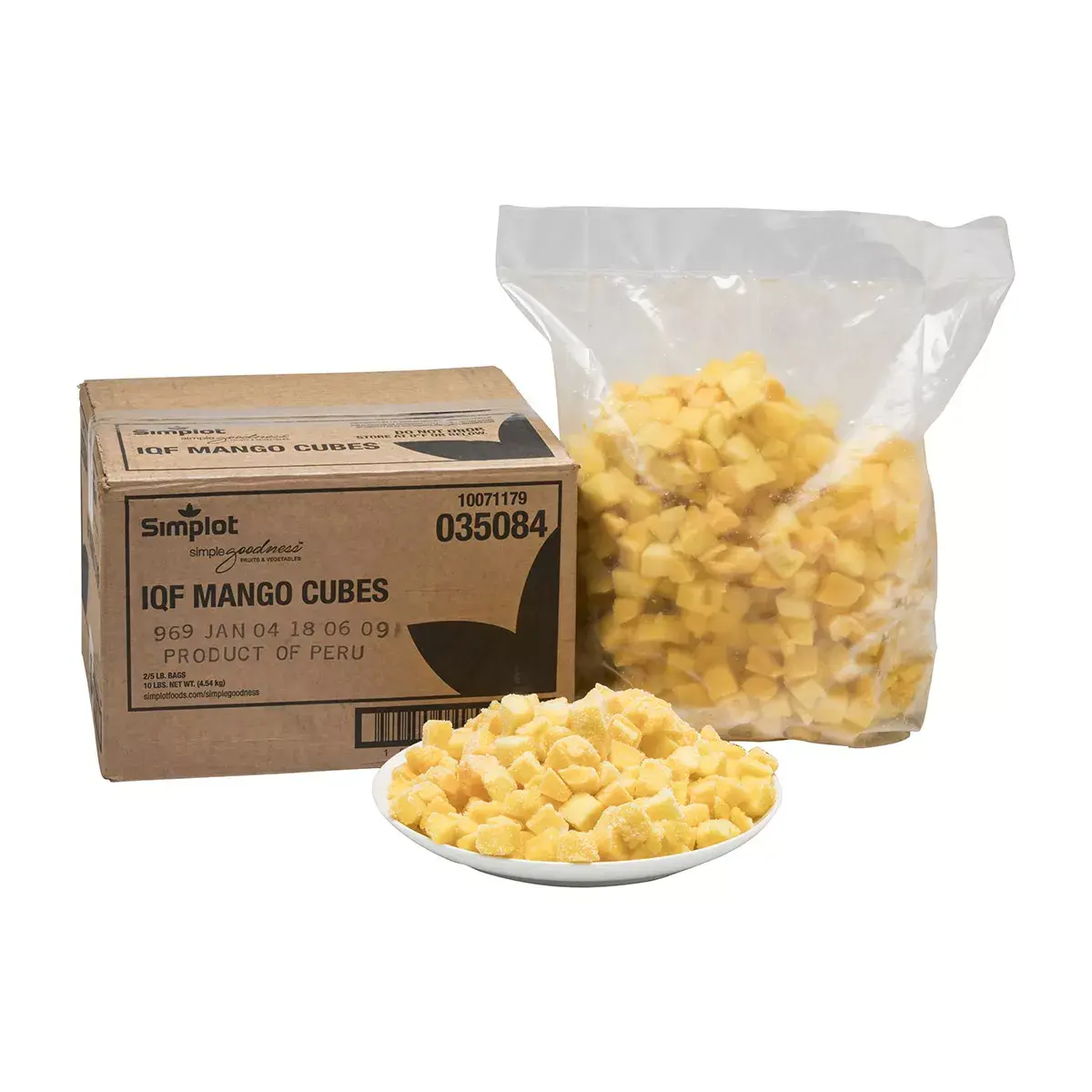 Simplot Simple Goodness™ Mango Cubes, Styled