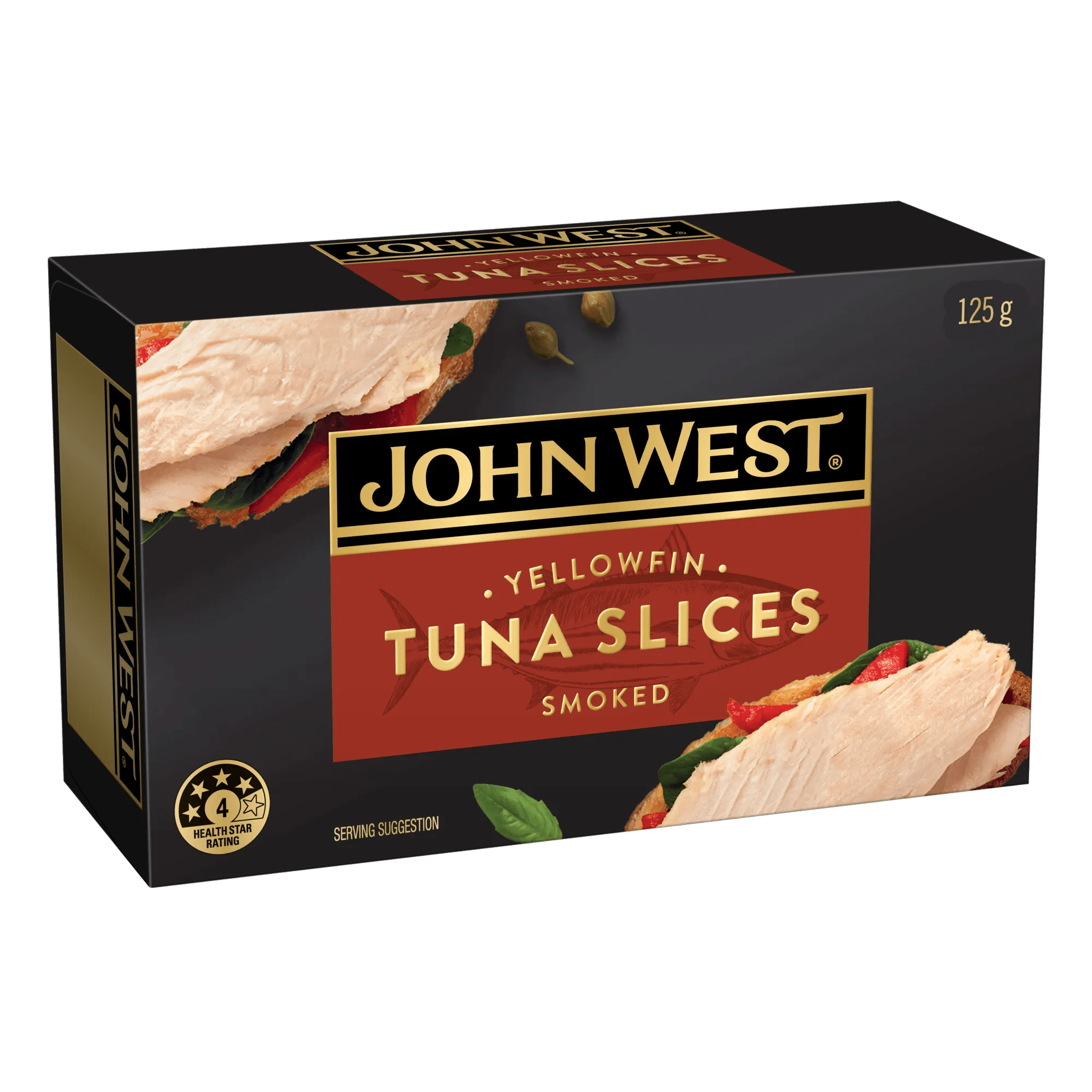 John West Tuna Slices Smoked In Oil 125g, Box
