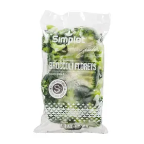 Simplot Simple Goodness™ Broccoli Florets, Wet Pack, Front Innerpack