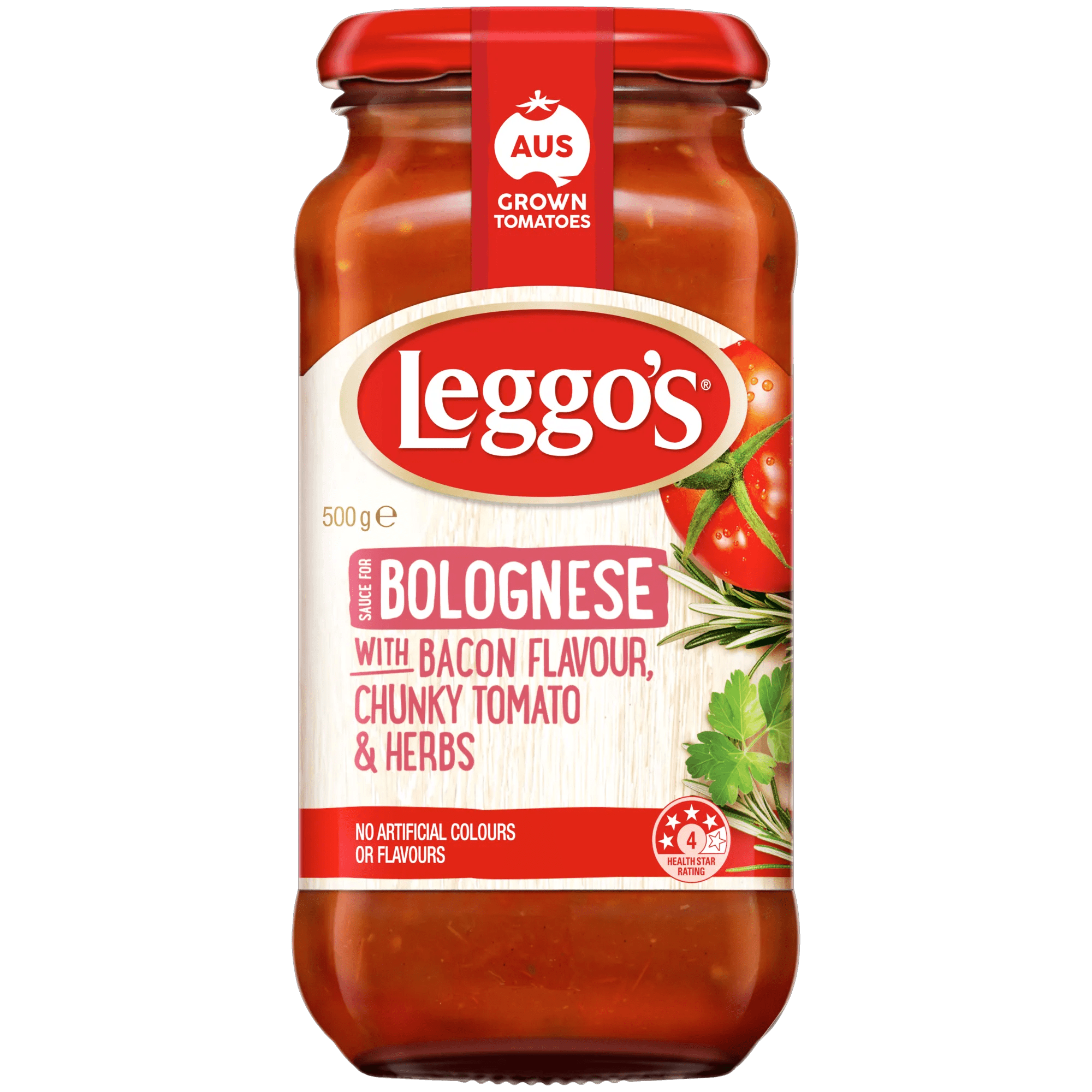 Leggos Bolognese Bacon Flavour 500g, Jar