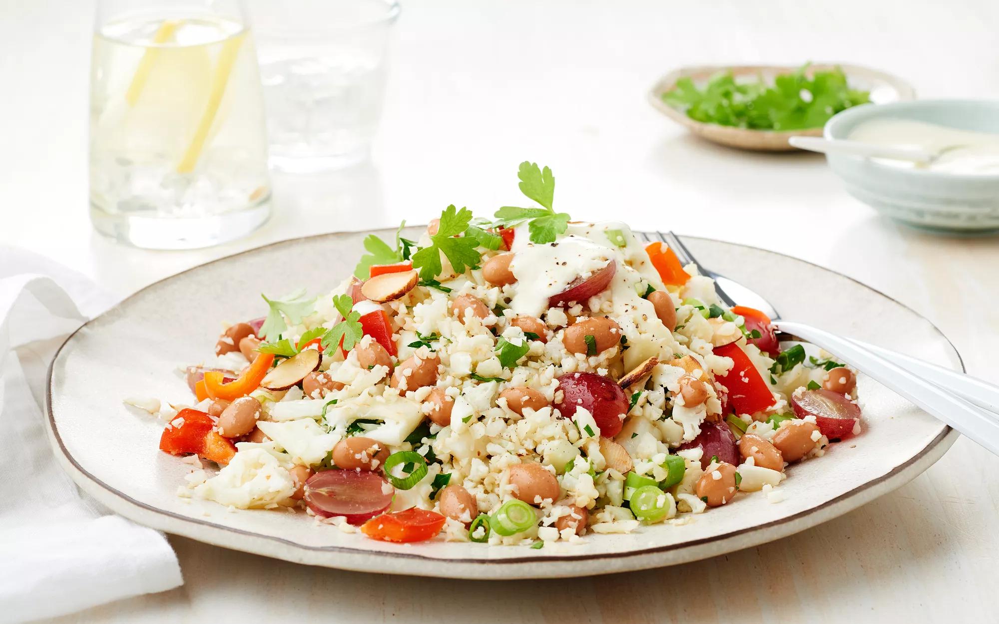 Cauliflower Rice & Pinto Bean Salad