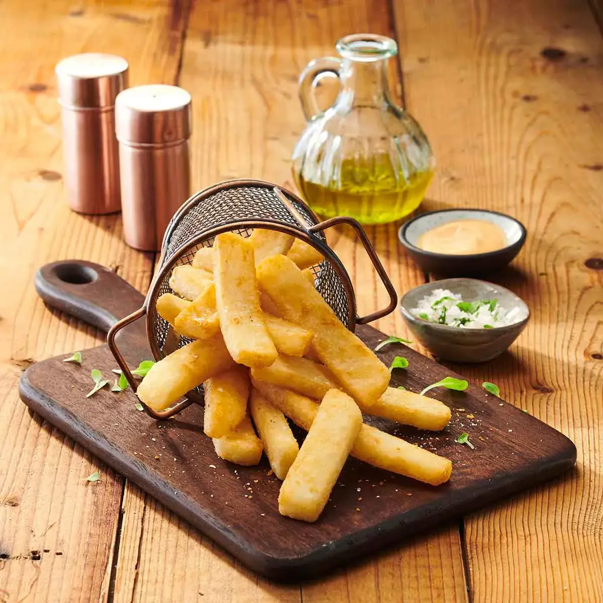 Edgell® Supa Crunch® 10mm x 19mm Steakhouse Chips, Prepared
