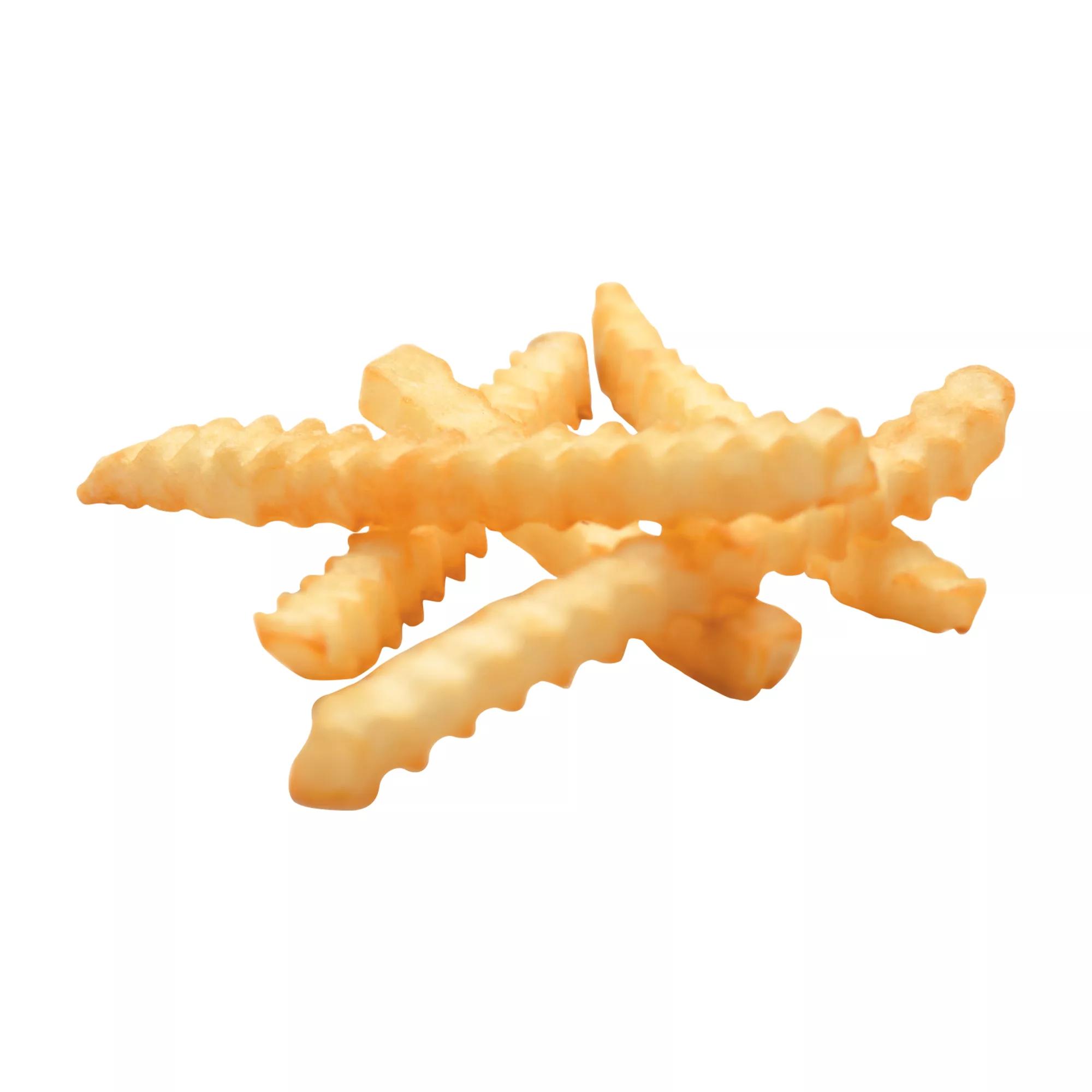 Rei様　24SS♡crinkle cotton beannag gillet Savory Battered Deep V Crinkle Cut Fries, Skin On