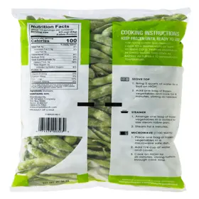 Simplot Simple Goodness™ Whole Edamame, Back Innerpack