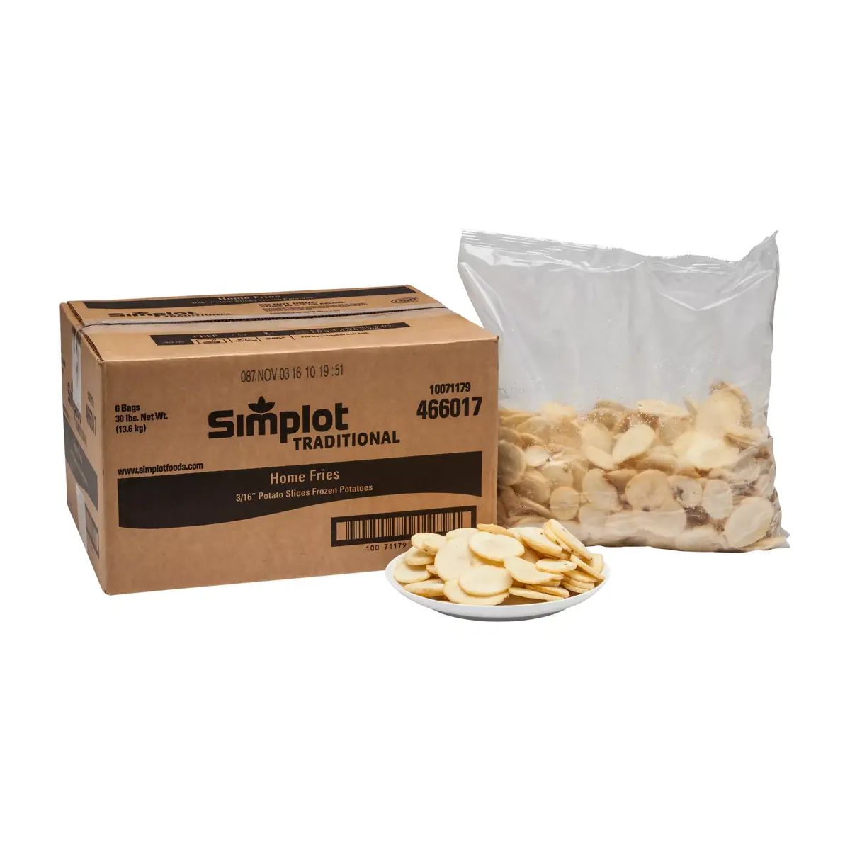 Simplot Traditional™ Potatoes Home Slices, Styled