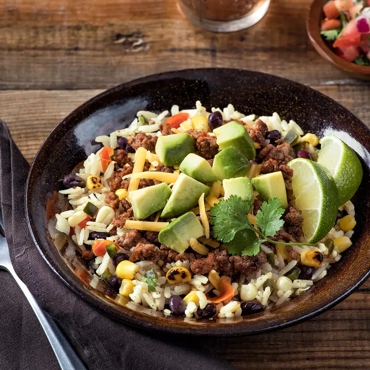 Simplot Good Grains™ RTE Southwest Style Fiesta Blend, Styled