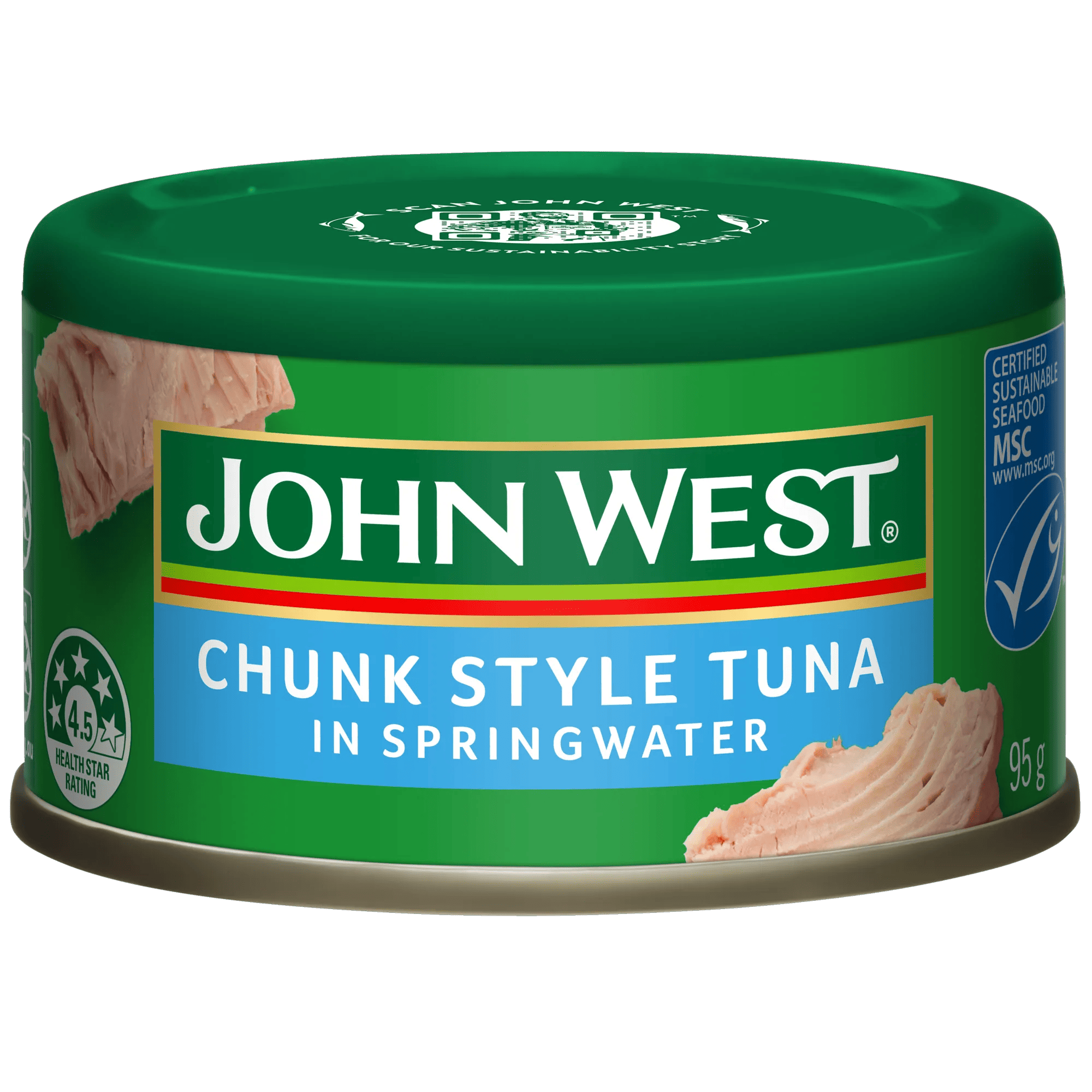 John West Chunk Style Tuna in Springwater 95g, Can