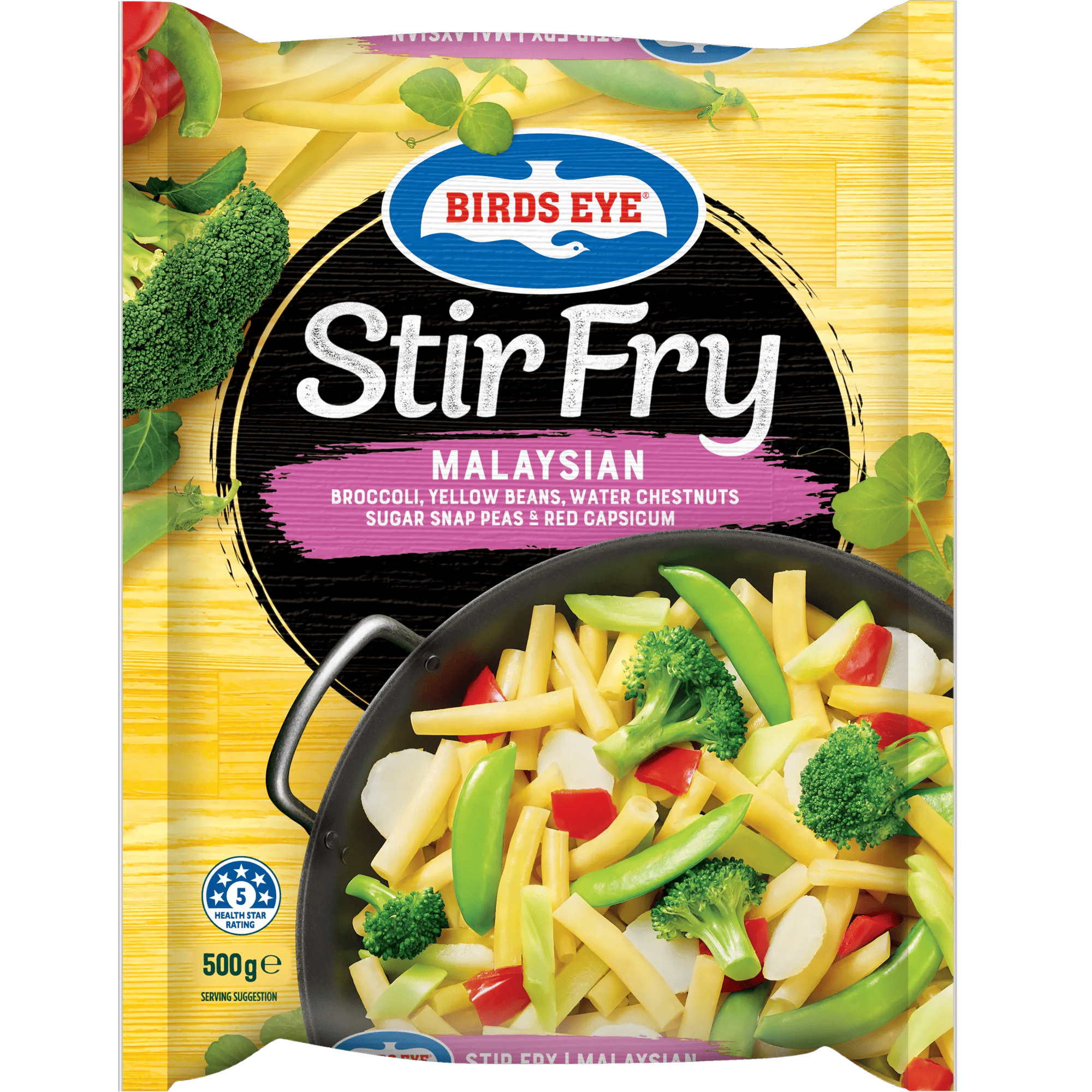 Birds Eye Stir Fry Malaysian 500 grams bagged