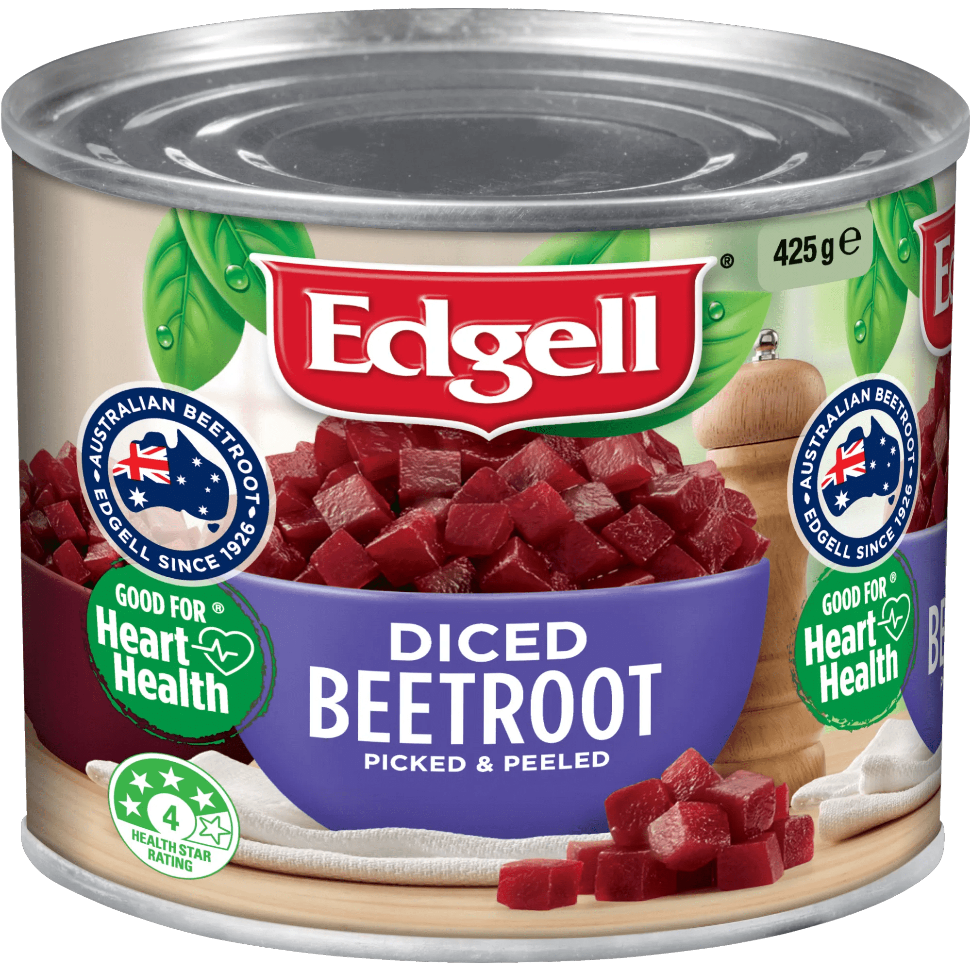 Edgell Beetroot Diced 425g, Can