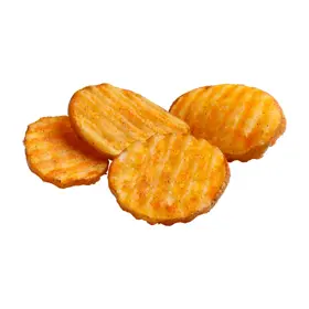 Simplot SeasonedCRISP® Delivery+® Deliciosas rebanadas con sabrosa cobertura, con cáscara, Listo