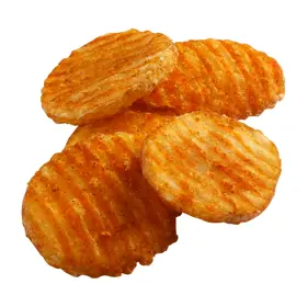 Simplot SeasonedCRISP® Fries Rebanadas de papa empanizada con aderezo búfalo, Listo