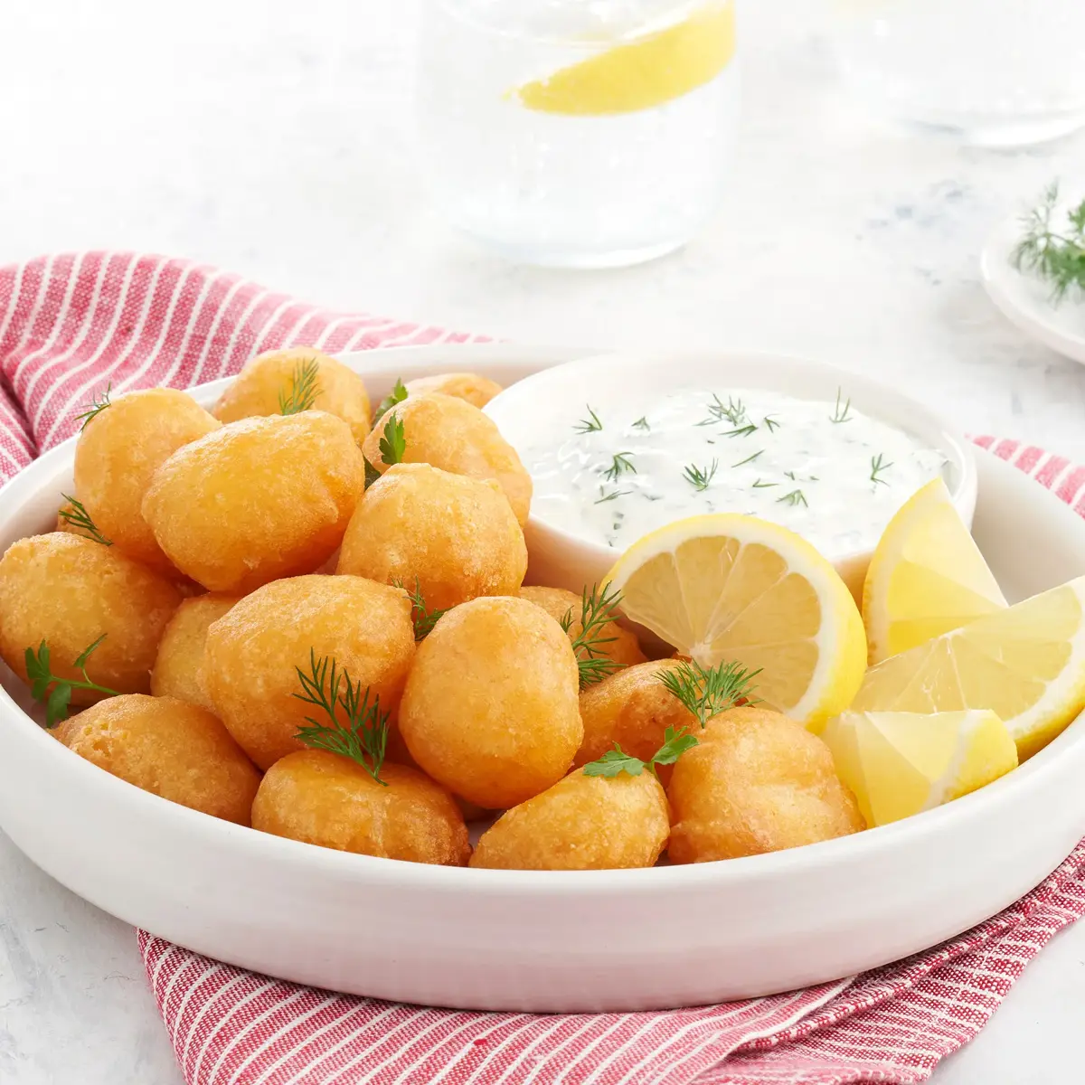 I&J® Battered Prawn Pops, Prepared