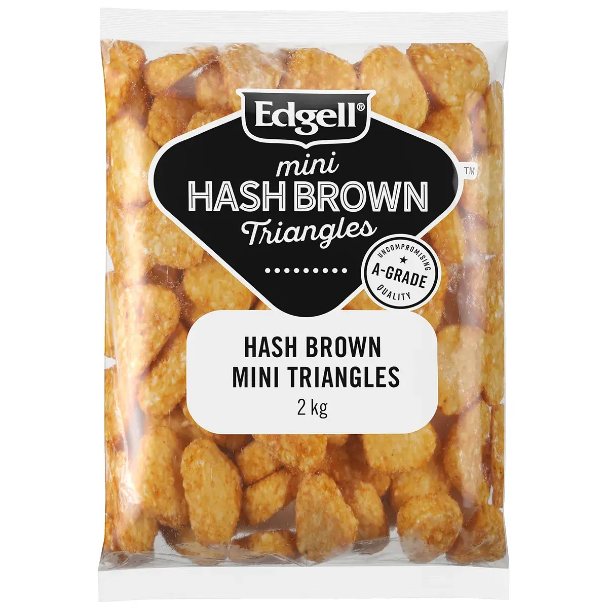 Edgell® Hash Brown Mini Triangles, Front Innerpack