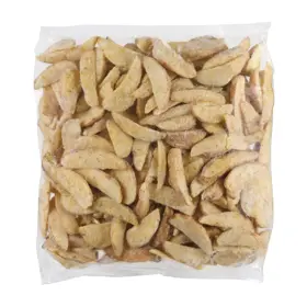 Simplot SeasonedCRISP® Fries Crema agria y cuñas de cebollines de 10 cortes, con cáscara, Frente del paquete