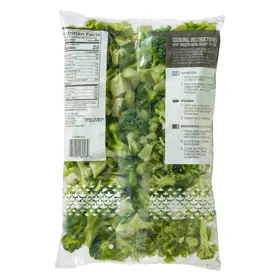 Simplot Simple Goodness™ Cortes de brócoli, IQF, Reverso del paquete