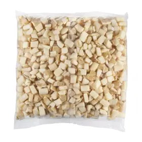 Simplot Skincredibles® Potatoes Trozos de papas, con cáscara, Reverso del paquete
