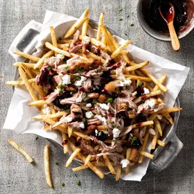 Simplot Conquest® Fries Papas a la francesa corte en juliana con cobertura transparente, Estilo