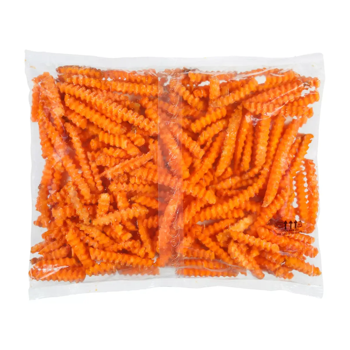Simplot Sweets® Fries Sweet Potato Crinkle Cut Fries, Back Innerpack