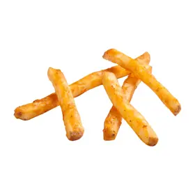 Simplot Tater Pals® Fries Sabrosas papas a las papas a la francesa reducidas en sodio, con cáscara, Listo