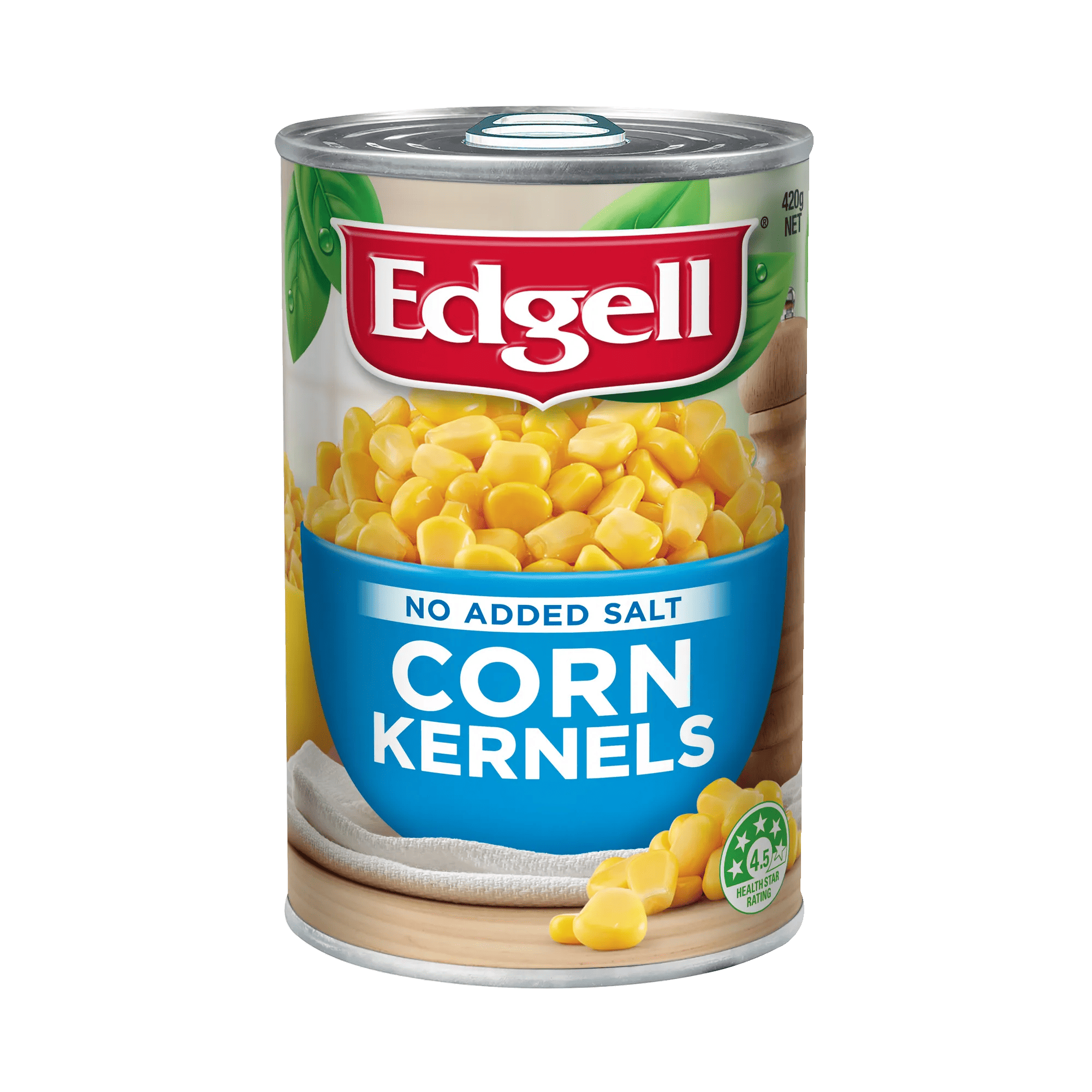 Edgell Corn Kernels No Added Salt 420g, Can