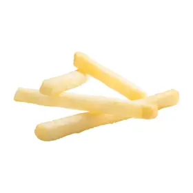 Simplot Conquest® Delivery+® Clear Coated Straight Cut Fries, Prepared