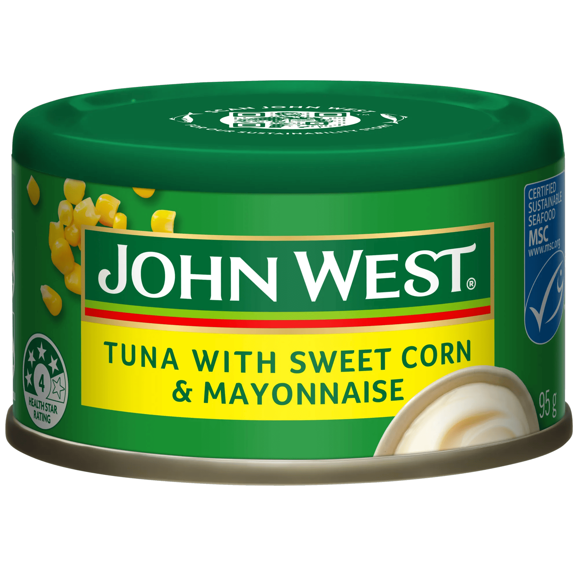 John West Tuna Mayonnaise & Sweet Corn 95 grams canned