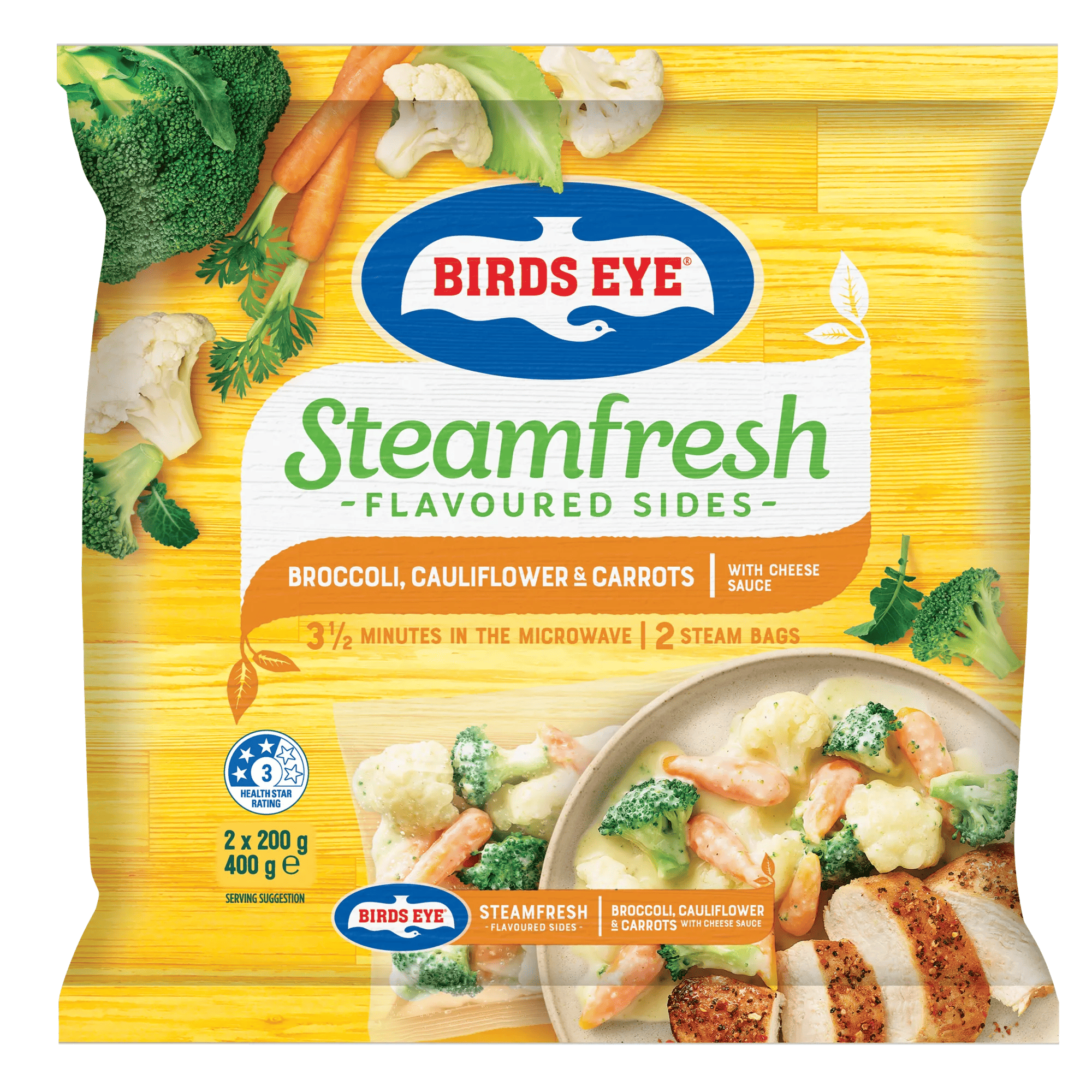 Cheesy SteamFresh Veggies with Crumbed Fish | John West