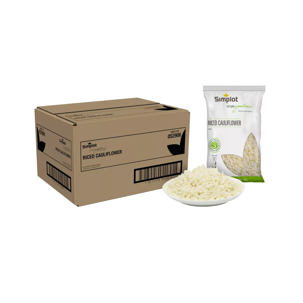 Simplot Simple Goodness™ Riced Cauliflower, Styled