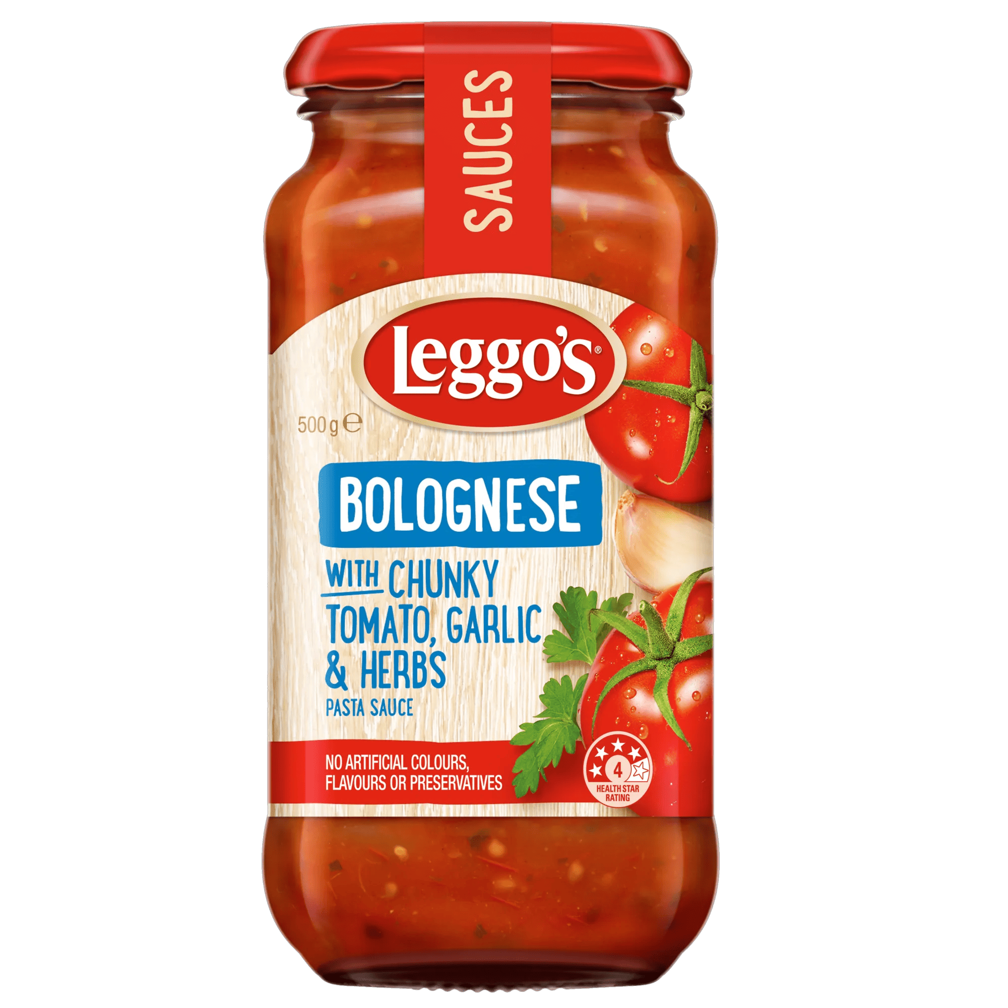 Leggo's Bolognese with Chunky Tomato, Garlic & Herbs