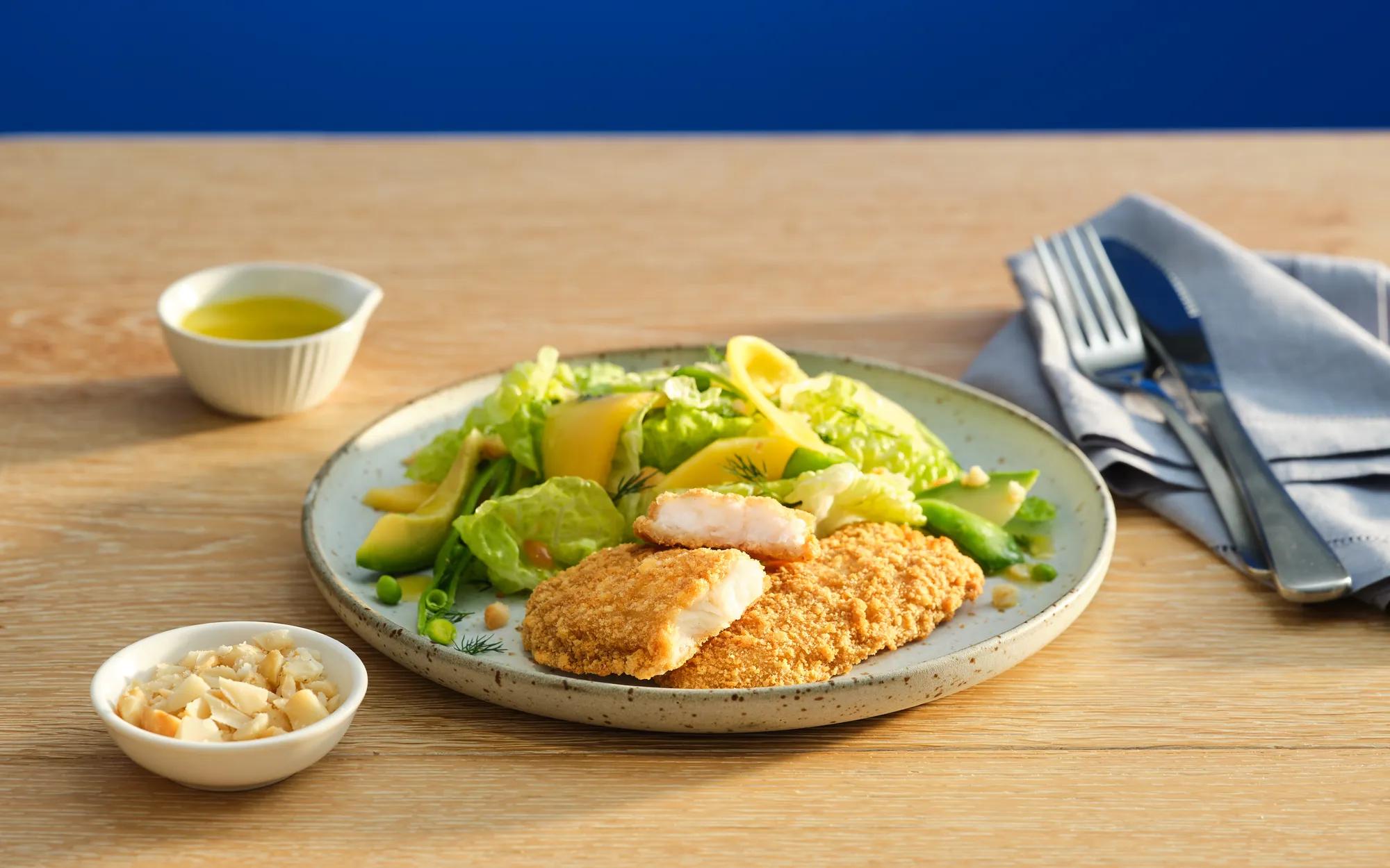 Air Baked Whiting Summer Salad
