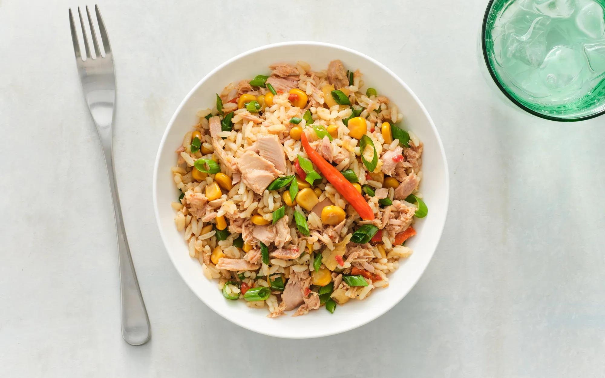 Chilli Tuna Fried Rice Bowl
