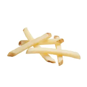 Simplot Conquest® Fries Papas a la francesa corte recto con cobertura transparente, con cáscara, Listo