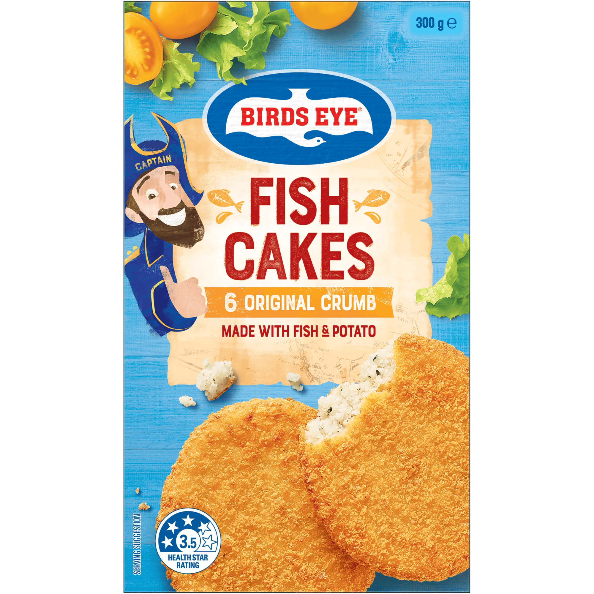 Birds Eye Fish Cakes 300g Boxed
