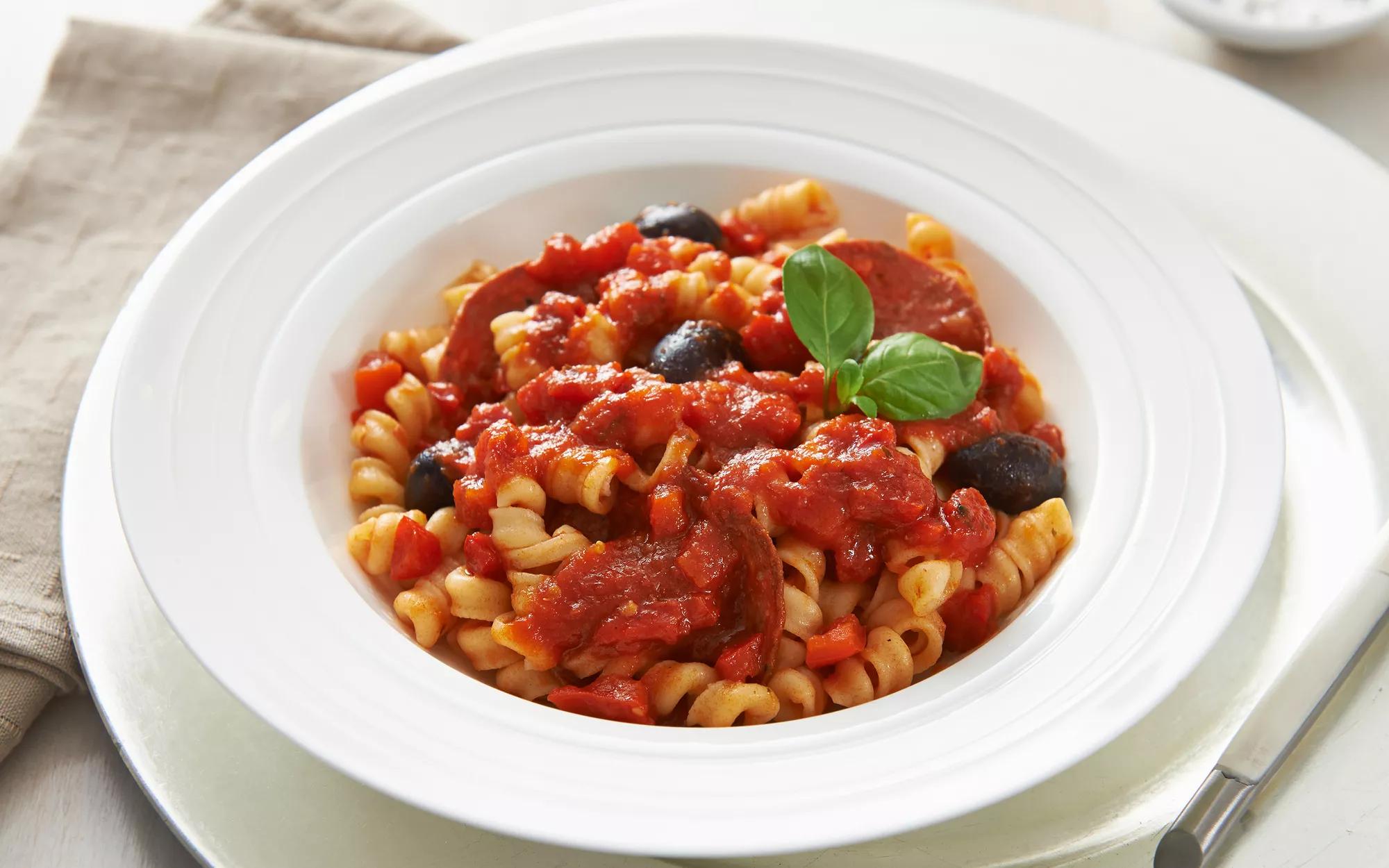 Grilled Pepperoni Fusilli